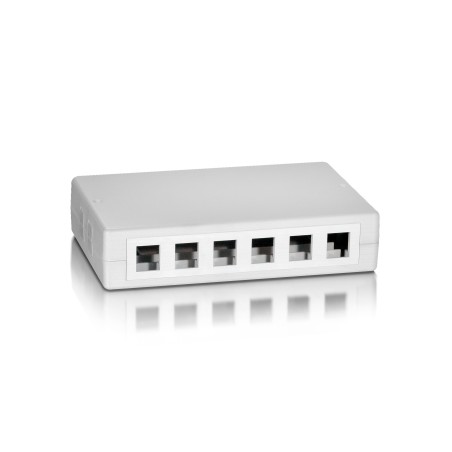 Equip 12-Port Keystone Jack Surface – 125460